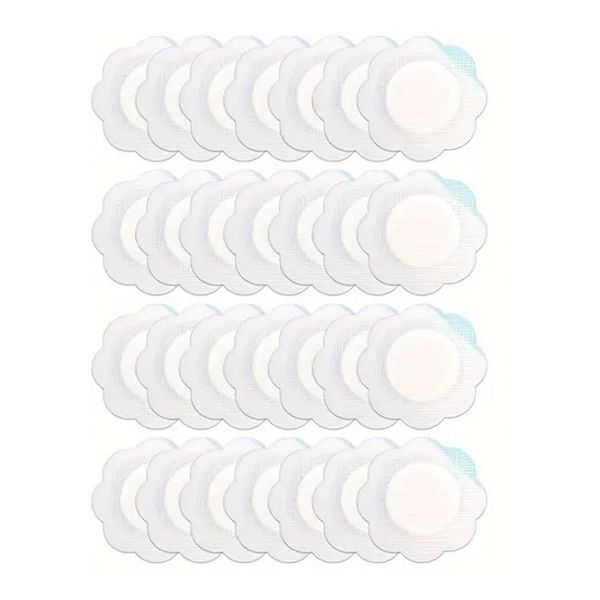 50 Pieces Disposable Self-Adhesive Castor Oil Belly Button Wraps