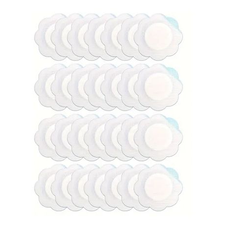 50 Pieces Disposable Self-Adhesive Castor Oil Belly Button Wraps Image