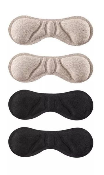 Soft Heel Pad Grips Reusable Stick On Inserts For High Heels - 2 Pairs