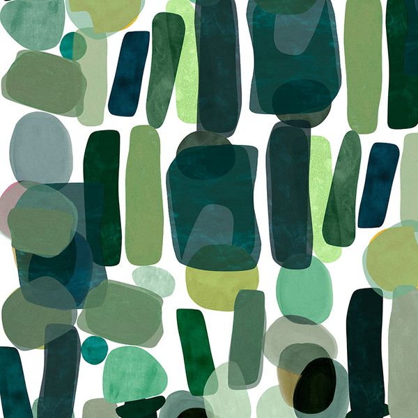 Robin Sprong Shower Vinyl Panel (Glass Not Included) Lowveld Riverbed