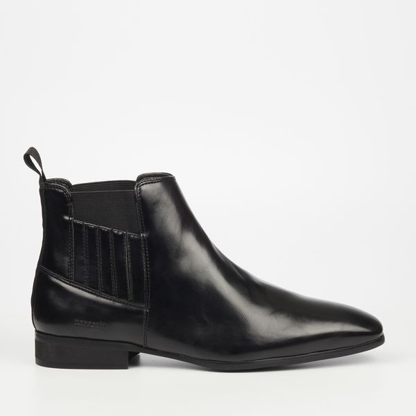 Mazerata Men's Black Round Toe Sole Boots image