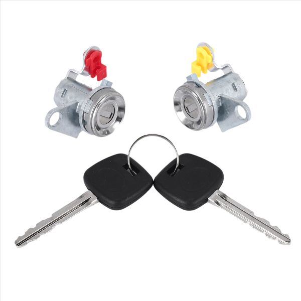 Car Door Lock with Key (L+R) for Corolla Ae100 93-97 Compatible with Toyota