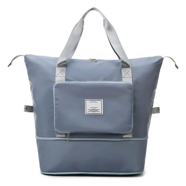 Large Capacity Sports Tote Bag, Folding Travel Bag, Weekend Overnight Bag