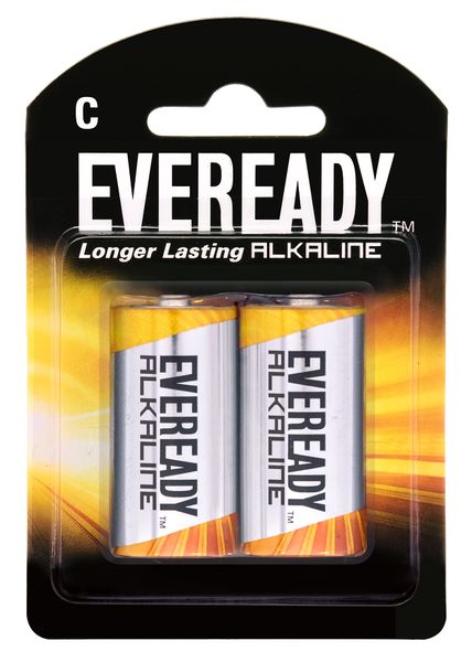 Eveready Alkaline C Batteries (Pack of 2)