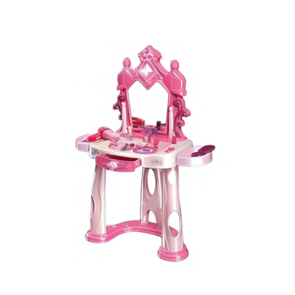 Girl's Dressing Table Play Set with Lights and Music - Make-Up &amp; Accessories