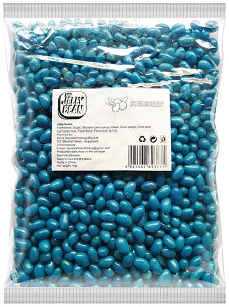 Blueberry Flavoured Jelly Beans - 1kg