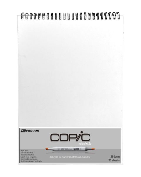 Pro-Art Copic Marker Journal A4 - 20 Sheets