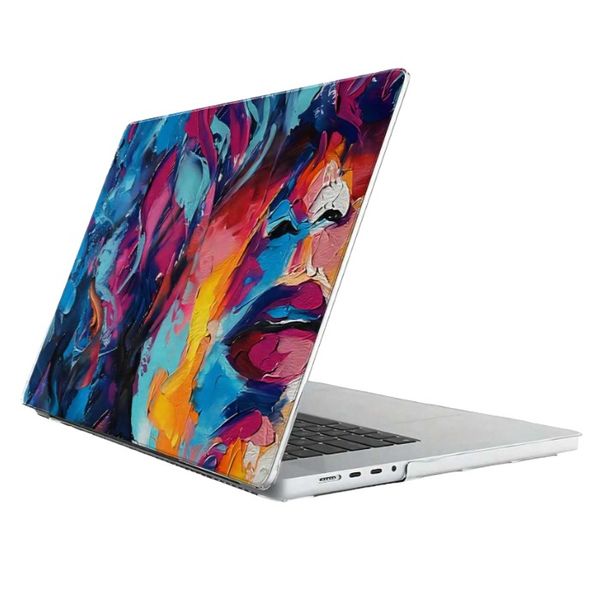 Optical Illusion Oil Painting Design Case For MacBook Air 15 M3-Multicolour