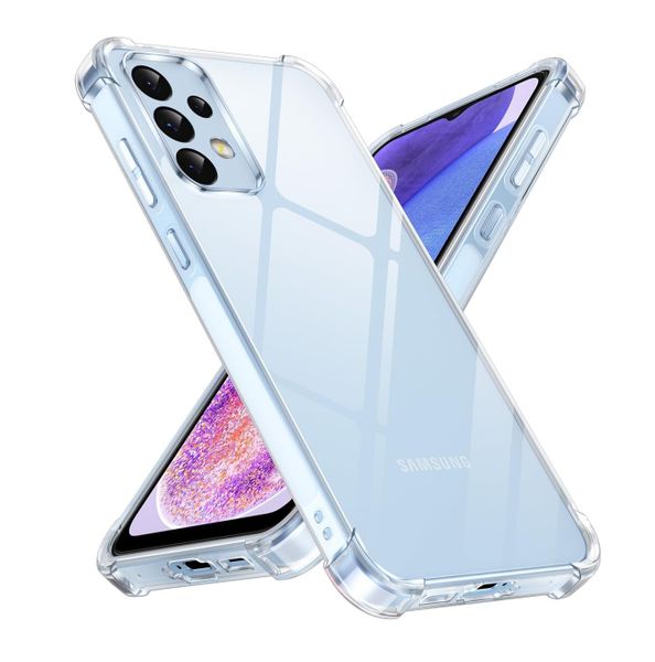 2Pack Clear Case Compatible with Samsung A23 5g | Slim Fit Protective Cover