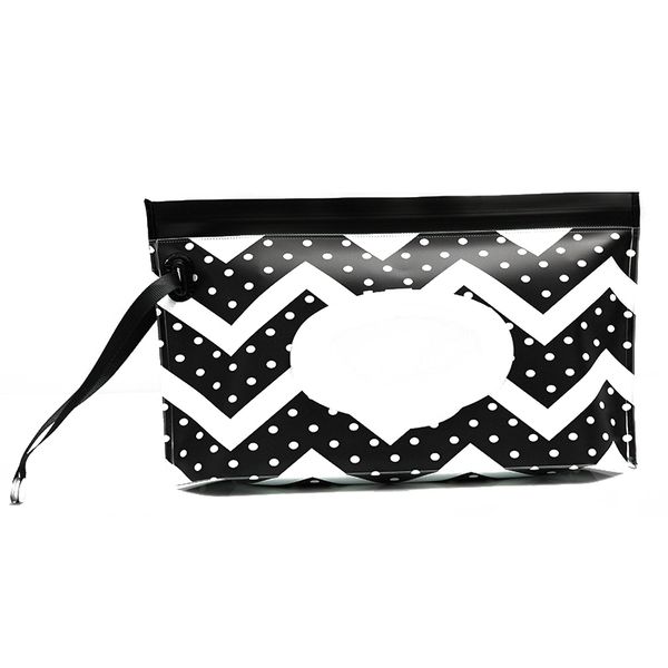 Baby Wet Wipes Pouch Caddy (Zig Zag Pattern)