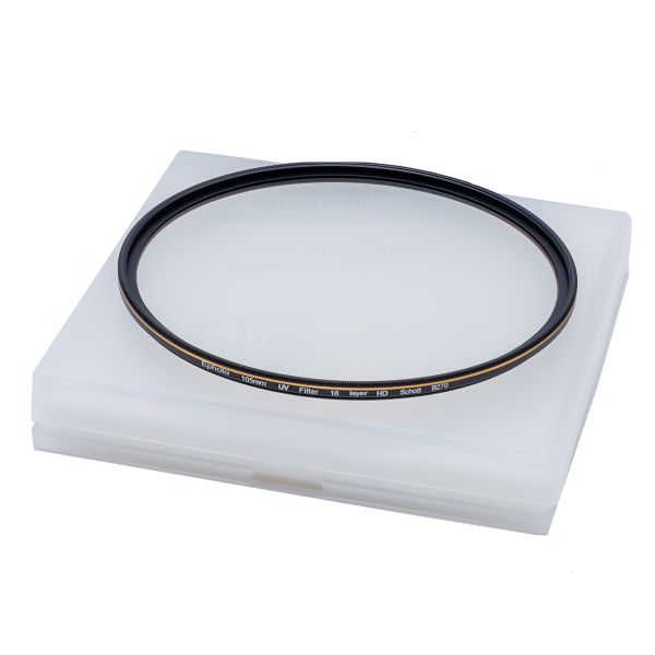 E-Photographic PRO 105 mm Multicoated UV Filter-German HD B270 Schott Optic