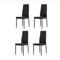 Benji Black Dining Chair - Set of 4