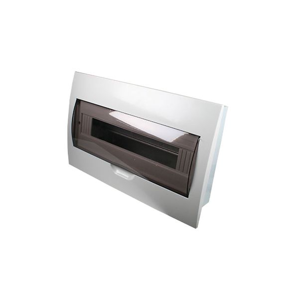 ACDC - White DIN DB 18-Way Flush With Door And Tray