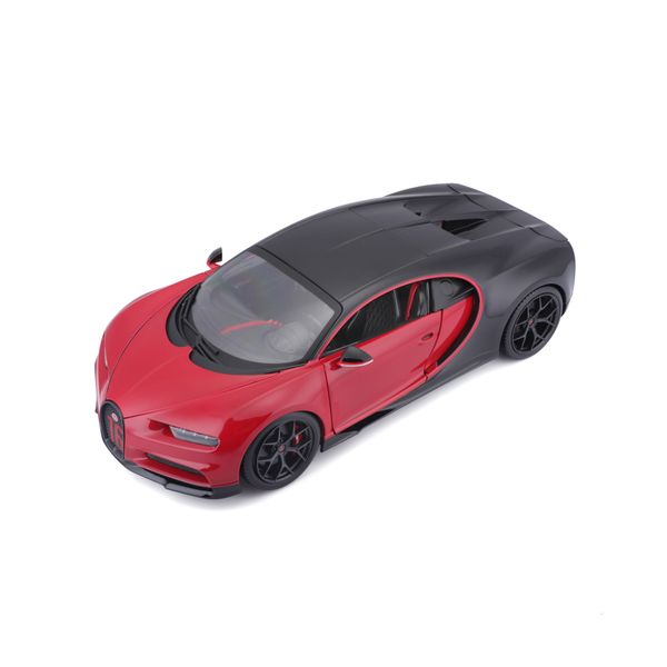 Bburago 1/18 Bugatti Chiron Sport - Red/Black (25cm Long)