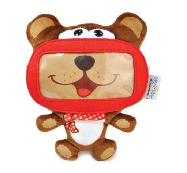 Wise-pet Interactive Cuddly Protector for Smartphones - Bear with app