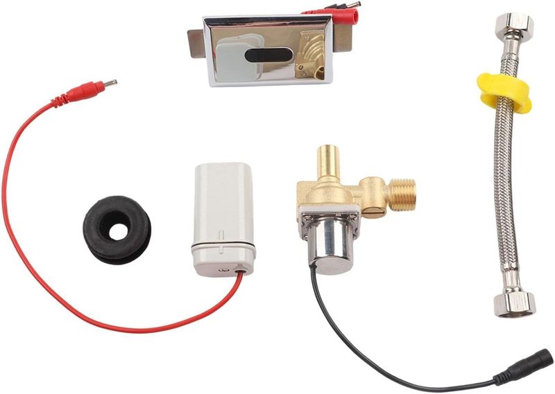 Infrared Urinal Sensor Flush Valve, DN15 G1/2 Inch