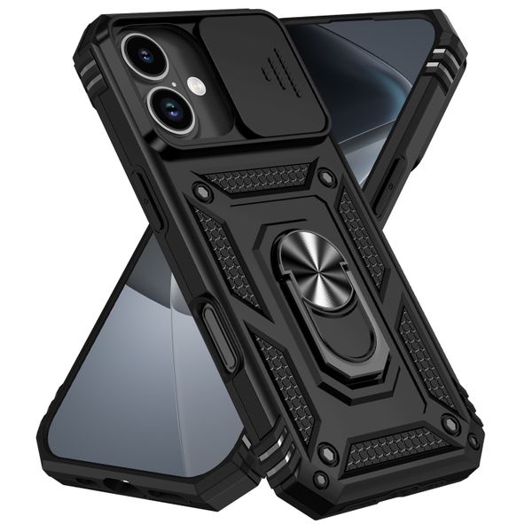 Slide Camera Lens Armor Kickstand Phone Case Compatible With Xiaomi 15T