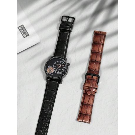 TOMI - Dual Display Mens' Watch - Black | Shop Today. Get it