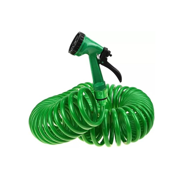 10m Hassle-Free Spiral Coil Hose Set and 5 Functional Spray Gun SD 32900