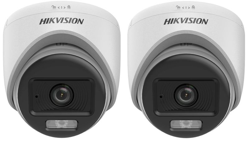 Hikvision 1080P Colorvu Turret Camera with Smart Hybrid Light &amp; Audio