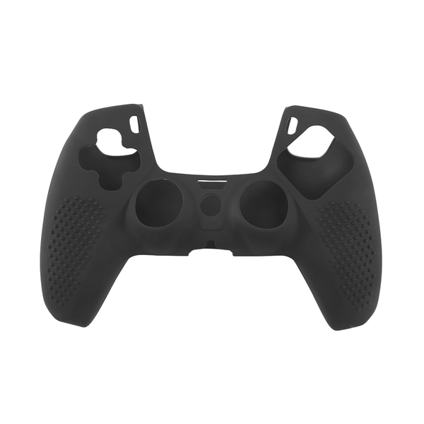 for PS5 Game Controller Silicone Protective Handle Cover(Black)