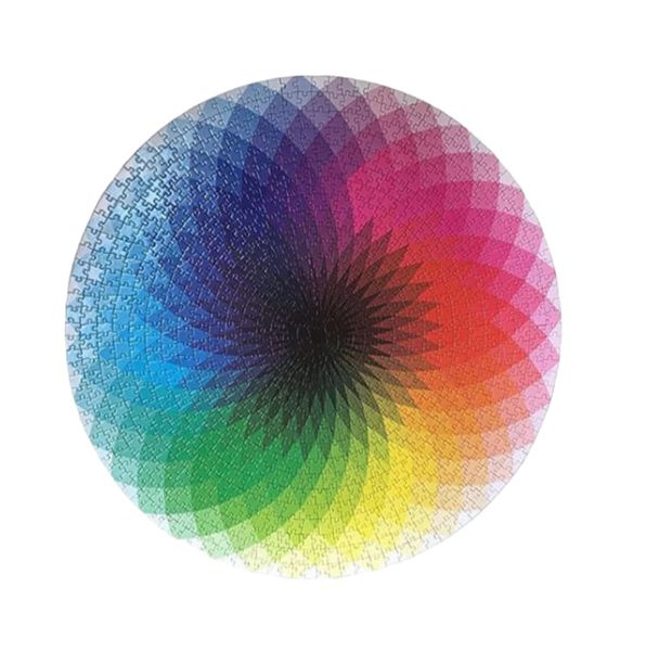 Round Puzzle Colourful
