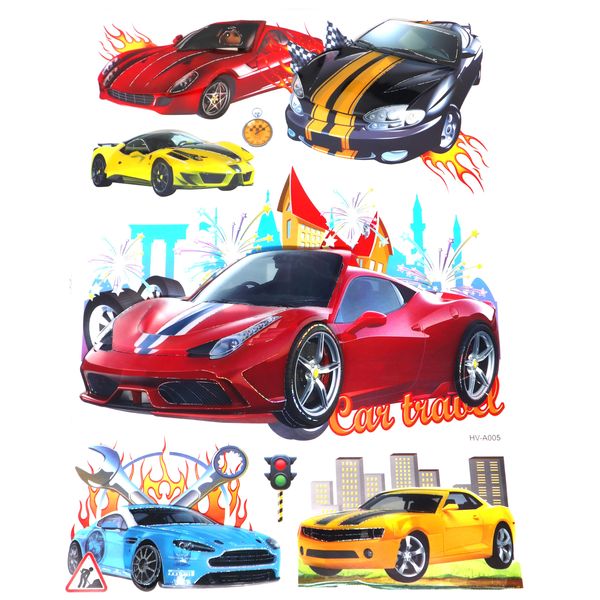 Sports Cars 3D Wall Art Stickers Option1