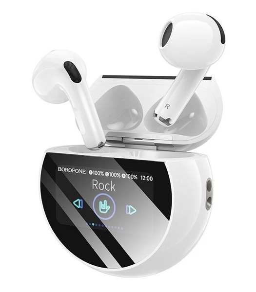 Borofone W87 Colorful LED Touch Wireless Earbuds: Bluetooth 5.4