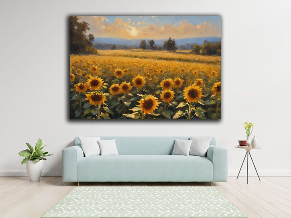 Sunflower Canvas Wall Art | Shop Today. Get it Tomorrow! | takealot.com