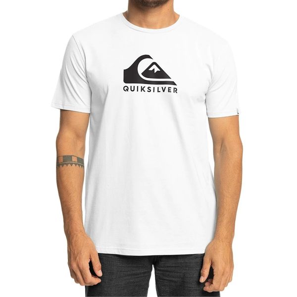 Quiksilver Corp Logo Tee White
