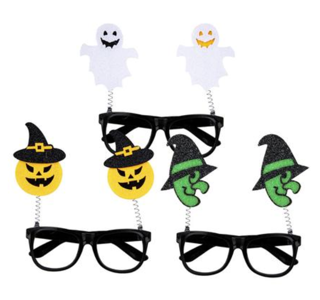 Halloween Glasses Dress Up x 3