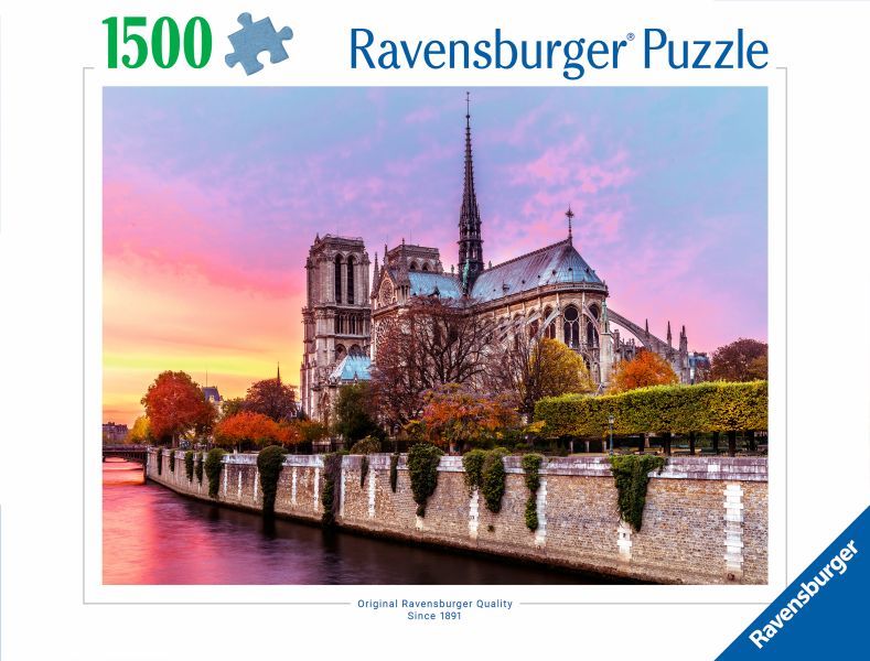 Ravensburger 1500 Piece Puzzle Picturesque Notre Dame