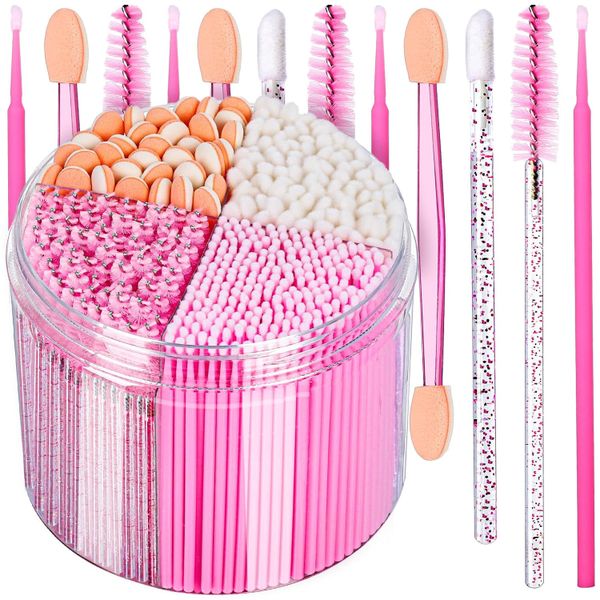 310 Disposable Makeup Applicator Kit |Lash Wands, Lip Brushes, Eyeshadow