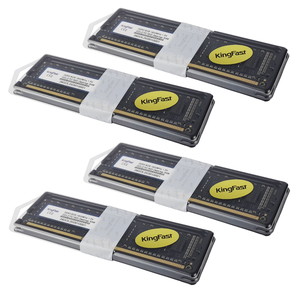 KingFast Gold 32GB DDR3 1600Mhz Desktop Ram Combo (4 x 8GB DDR3 1600MHz)