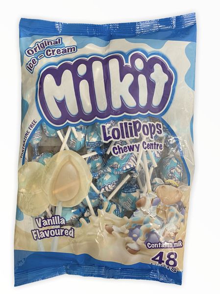Milkit Lollipops - Original Vanilla Ice Cream Flavour