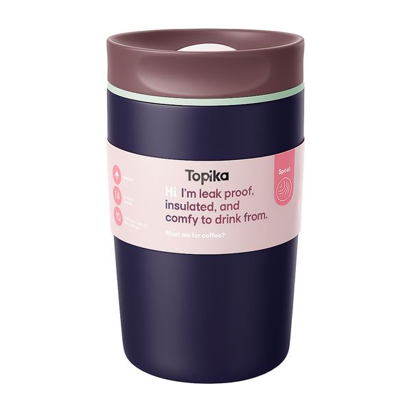 Topika - 350ml 304 Stainless Steel Coffee Cup, Iced Coffee cups for Travel
