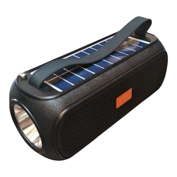 Portable solar wireless blue tooth speaker with radio 5w