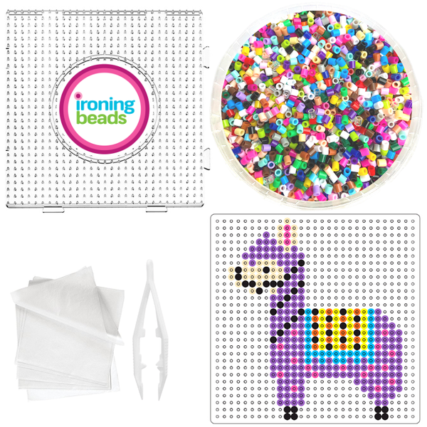 Ironing Beads - Lovely Llama - 1 Large Peg/1 Card Bucket Kit
