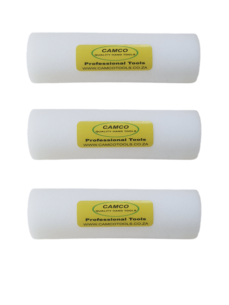 Camco (Pack of 3) Paint Roller Refills (Foam) - 100mm