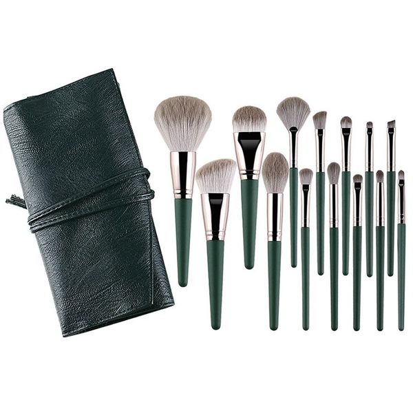 14Pcs Makeup Brushes Set Fluffy Soft Eye Shadow Foundation Brush Tool