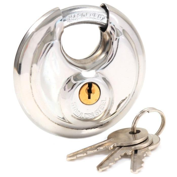 Stainless Steel Padlock Disc Type - 70mm