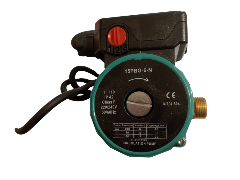 15/6 Geyser Circulation Pump (Brass Base)