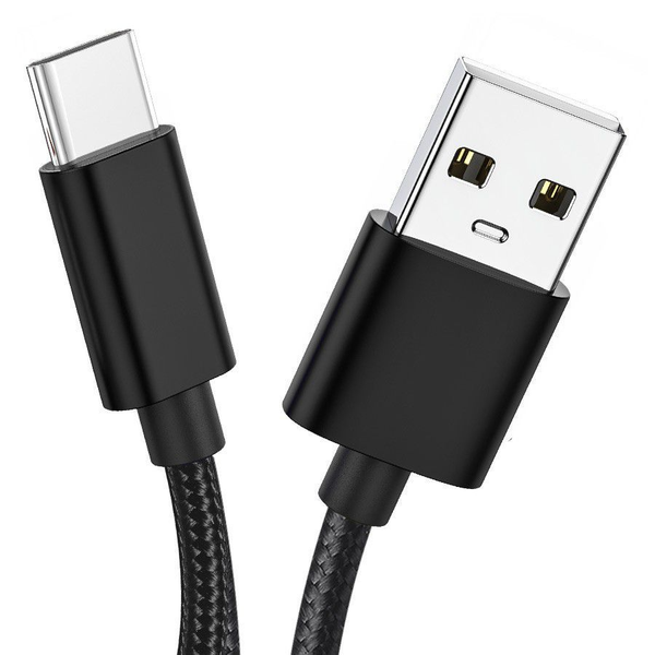 Fast charging USB Charging Cable - Black (C-Type)