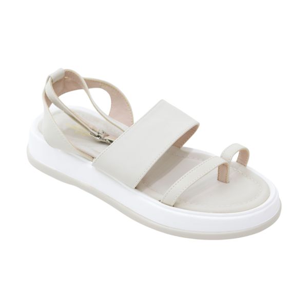 Lamara Paris Camille One Band Thong Strap On Chuncky Sole Beige