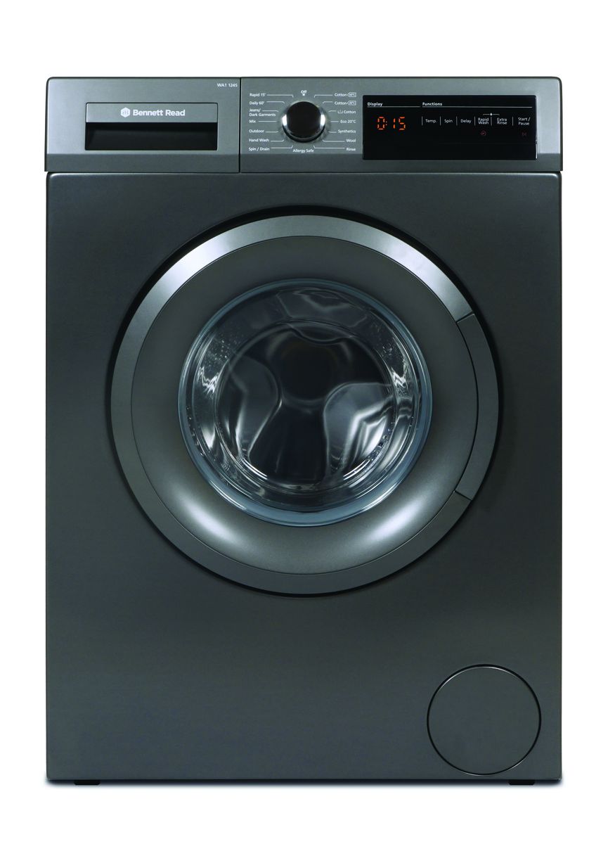 Bennett Read 7kg Eco-Touch Front Loader Washing Machine - Dark Grey