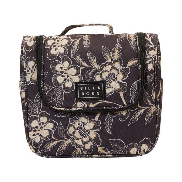 Billabong Womens Travel Beauty Bag - Black White