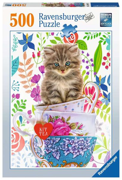 Ravensburger Kitten in a Cup 500 piece puzzle