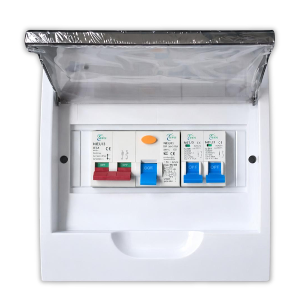 Neu 8 Way Surface Complete Distribution Board