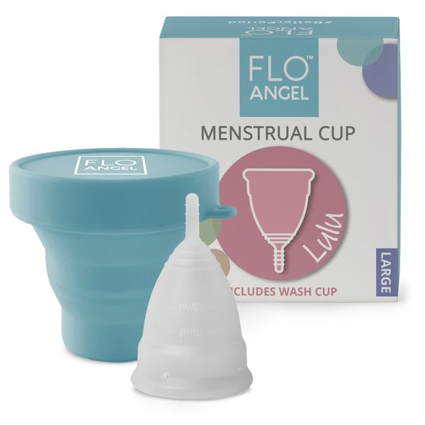 Flo Angel Large Menstrual Cup Plus Sterilizer Cup