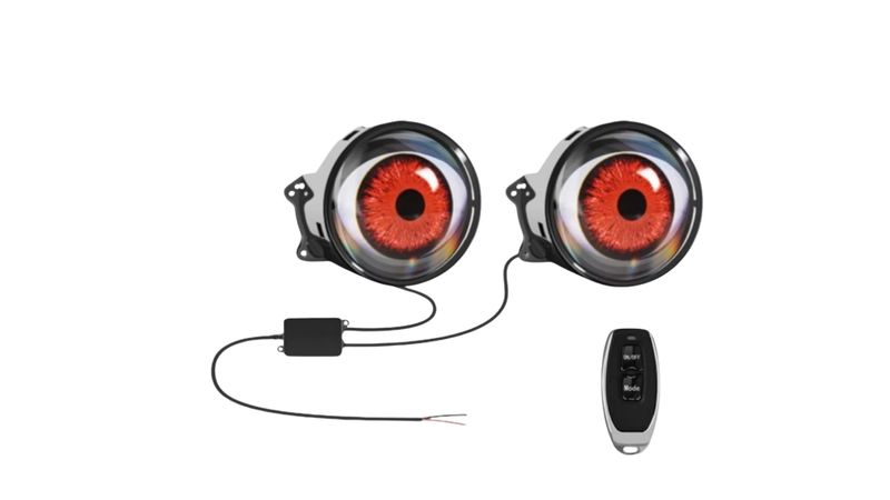 Universal motorcycle LED devil's eye light car eye,33